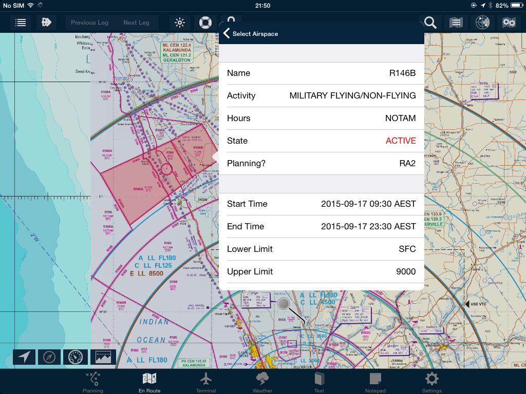 A closer look at Airspace - AvPlan EFB - Electronic Flight Bag