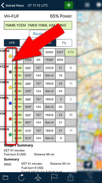 At a glance METARs AvPlan EFB Electronic Flight Bag